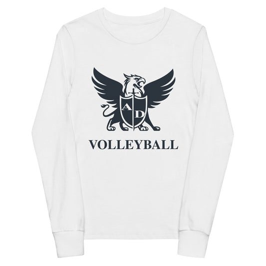 Performance | Youth Long Sleeve T-Shirt | Arma Dei Academy Volleyball | Griffin Logo