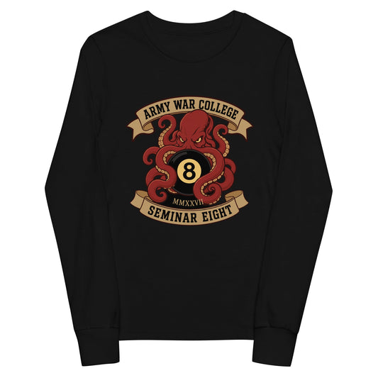 Performance | Youth Long Sleeve T-Shirt | Army War College (Seminar 8) | Crest Logo