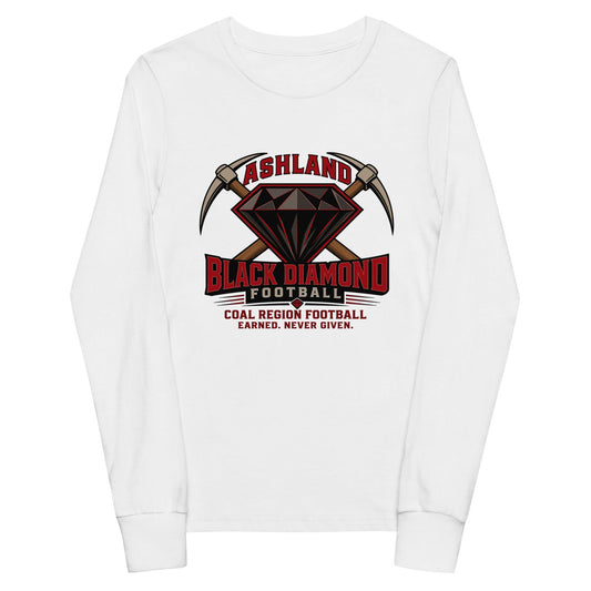 Performance | Youth Long Sleeve T-Shirt | Ashland Black Diamonds | Vanguard Logo