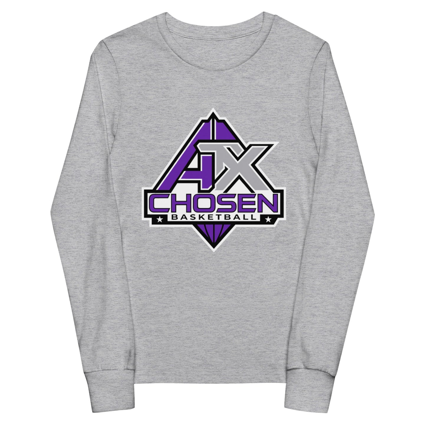 Performance | Youth Long Sleeve T-Shirt | ATX CHOSEN Basketball | Icon Logo