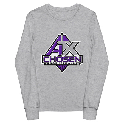 Performance | Youth Long Sleeve T-Shirt | ATX CHOSEN Basketball | Icon Logo