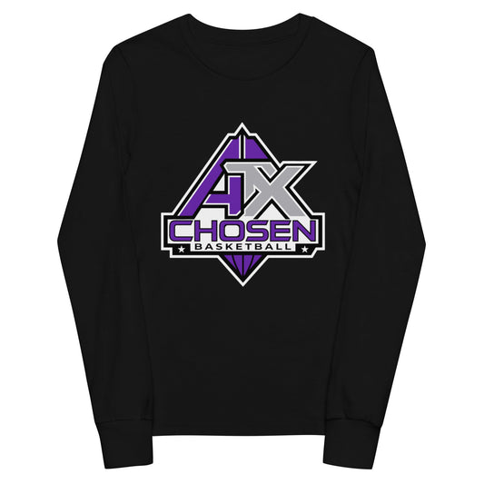 Performance | Youth Long Sleeve T-Shirt | ATX CHOSEN Basketball | Icon Logo