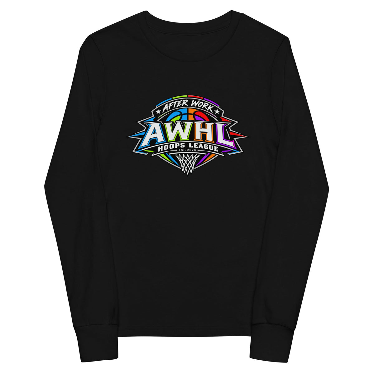 Performance | Youth Long Sleeve T-Shirt | AWHL | Crest Logo