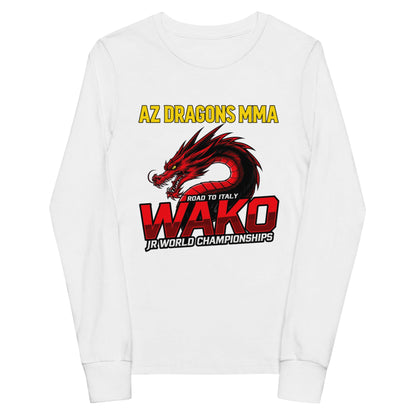 Performance | Youth Long Sleeve T-Shirt | AZ DRAGONS MMA | Vanguard Logo