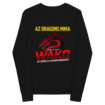 Performance | Youth Long Sleeve T-Shirt | AZ DRAGONS MMA | Vanguard Logo