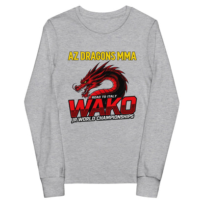 Performance | Youth Long Sleeve T-Shirt | AZ DRAGONS MMA | Vanguard Logo