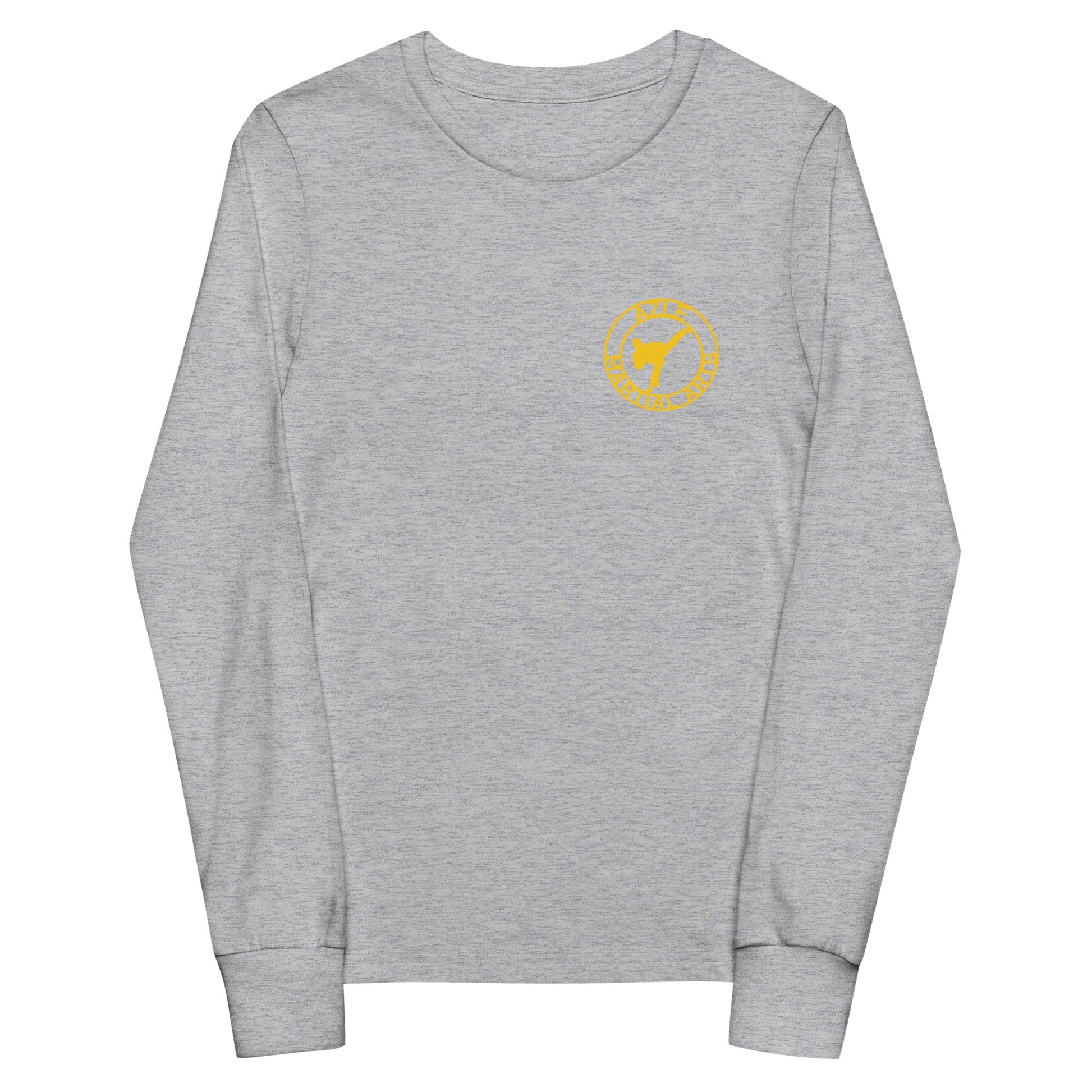 Performance | Youth Long Sleeve T-Shirt | Azle Martial Arts | Dojo Roundel Logo