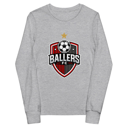 Performance | Youth Long Sleeve T-Shirt | Ballers FC | Shield Logo