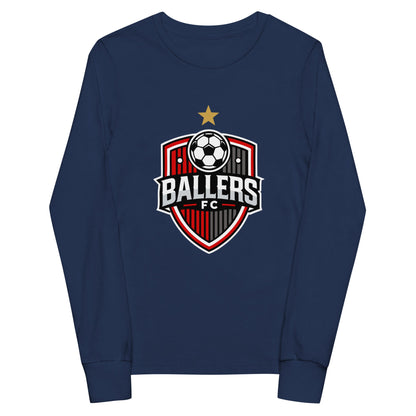 Performance | Youth Long Sleeve T-Shirt | Ballers FC | Shield Logo