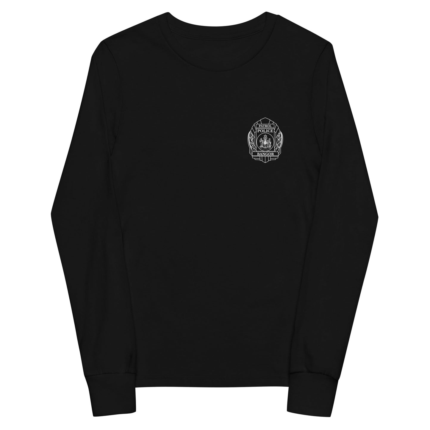 Performance | Youth Long Sleeve T-Shirt | Bangor PD | Badge Logo