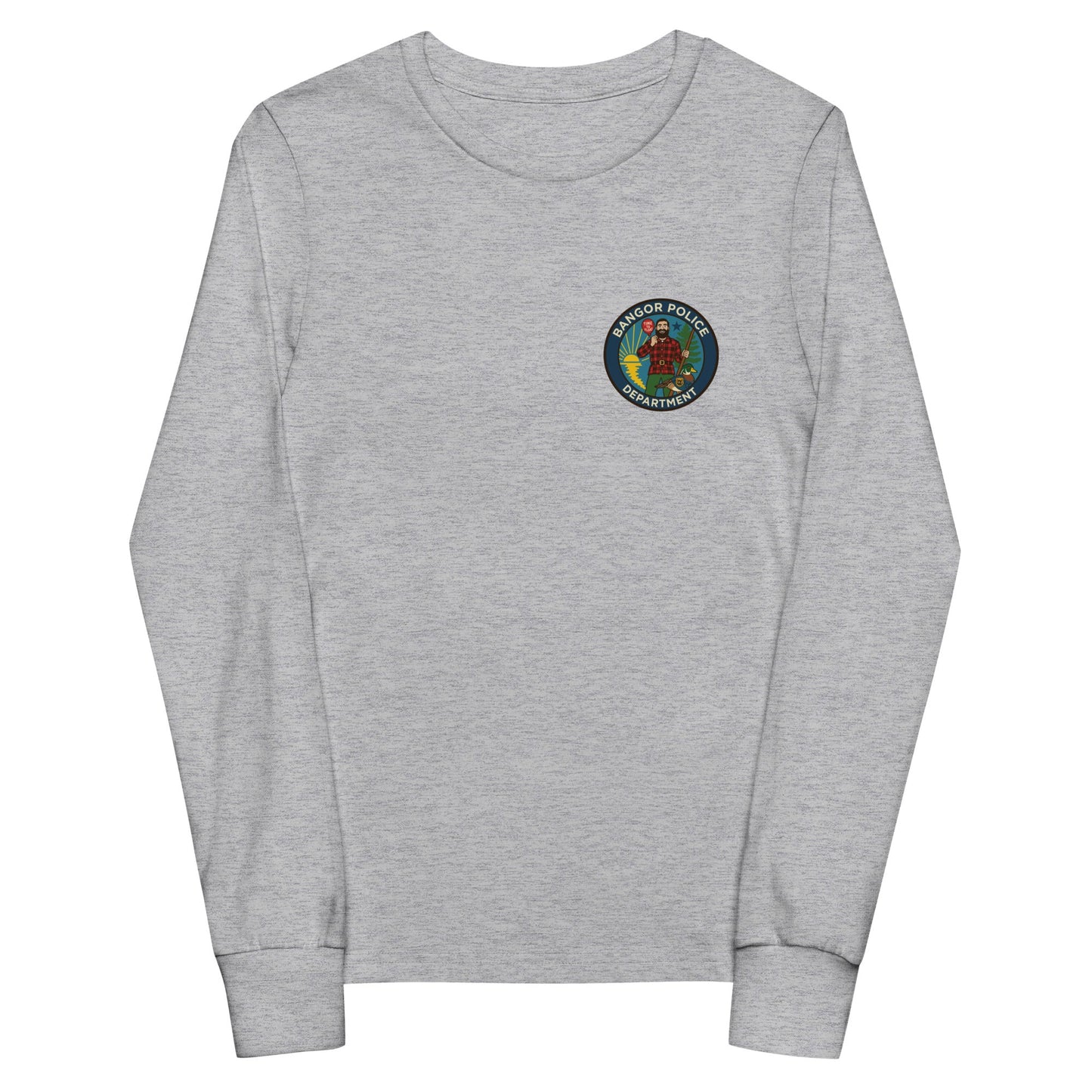 Performance | Youth Long Sleeve T-Shirt | Bangor PD | Pocket Logo