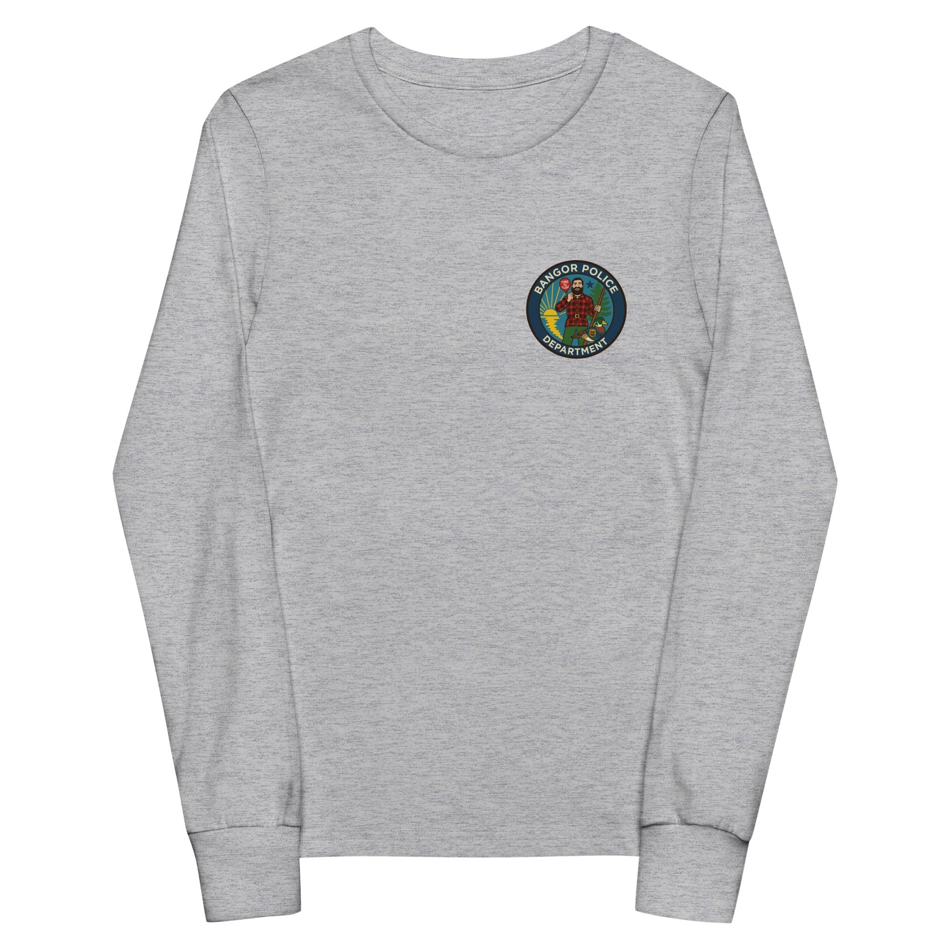 Performance | Youth Long Sleeve T-Shirt | Bangor PD | Pocket Logo