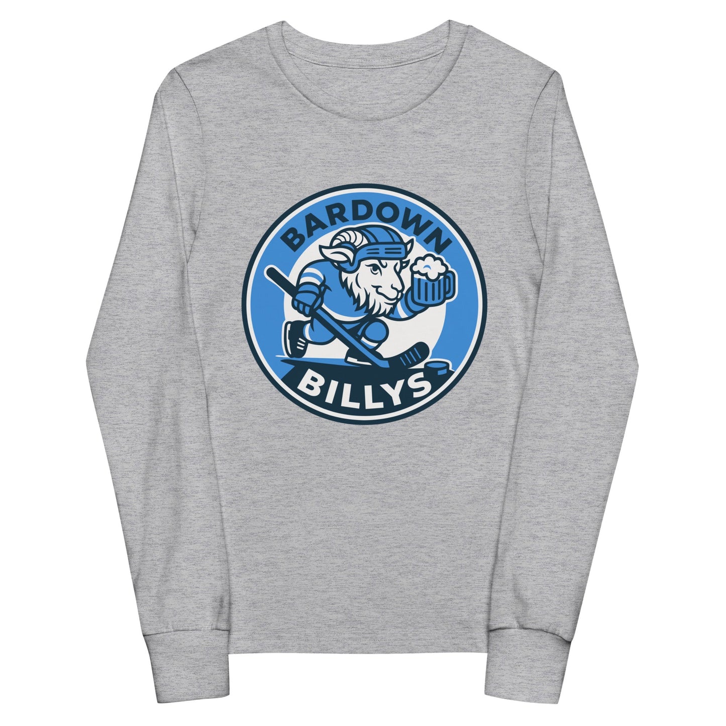 Performance | Youth Long Sleeve T-Shirt | Bardown Billys | Badge Logo