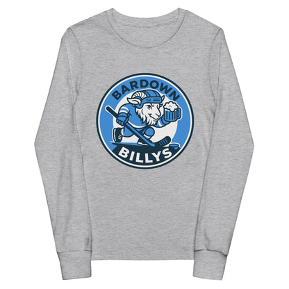 Performance | Youth Long Sleeve T-Shirt | Bardown Billys | Badge Logo