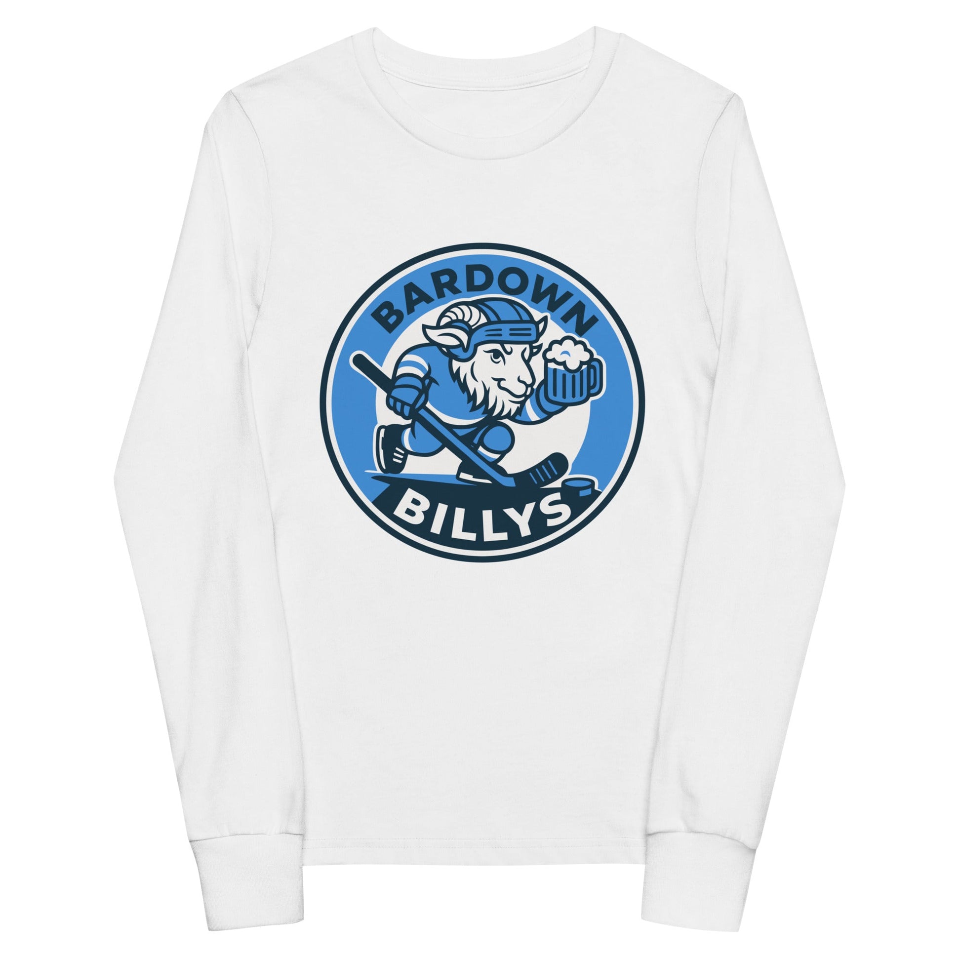 Performance | Youth Long Sleeve T-Shirt | Bardown Billys | Badge Logo