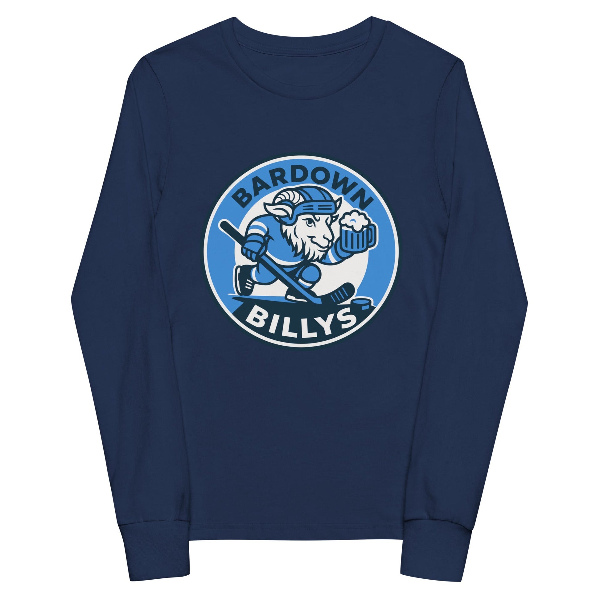 Performance | Youth Long Sleeve T-Shirt | Bardown Billys | Badge Logo