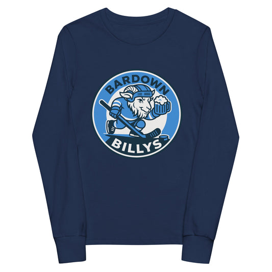 Performance | Youth Long Sleeve T-Shirt | Bardown Billys | Badge Logo