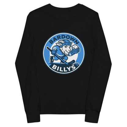 Performance | Youth Long Sleeve T-Shirt | Bardown Billys | Badge Logo