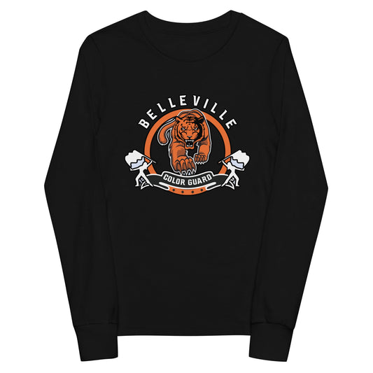 Performance | Youth Long Sleeve T-Shirt | Belleville Community Guard Programs | Vanguard Logo