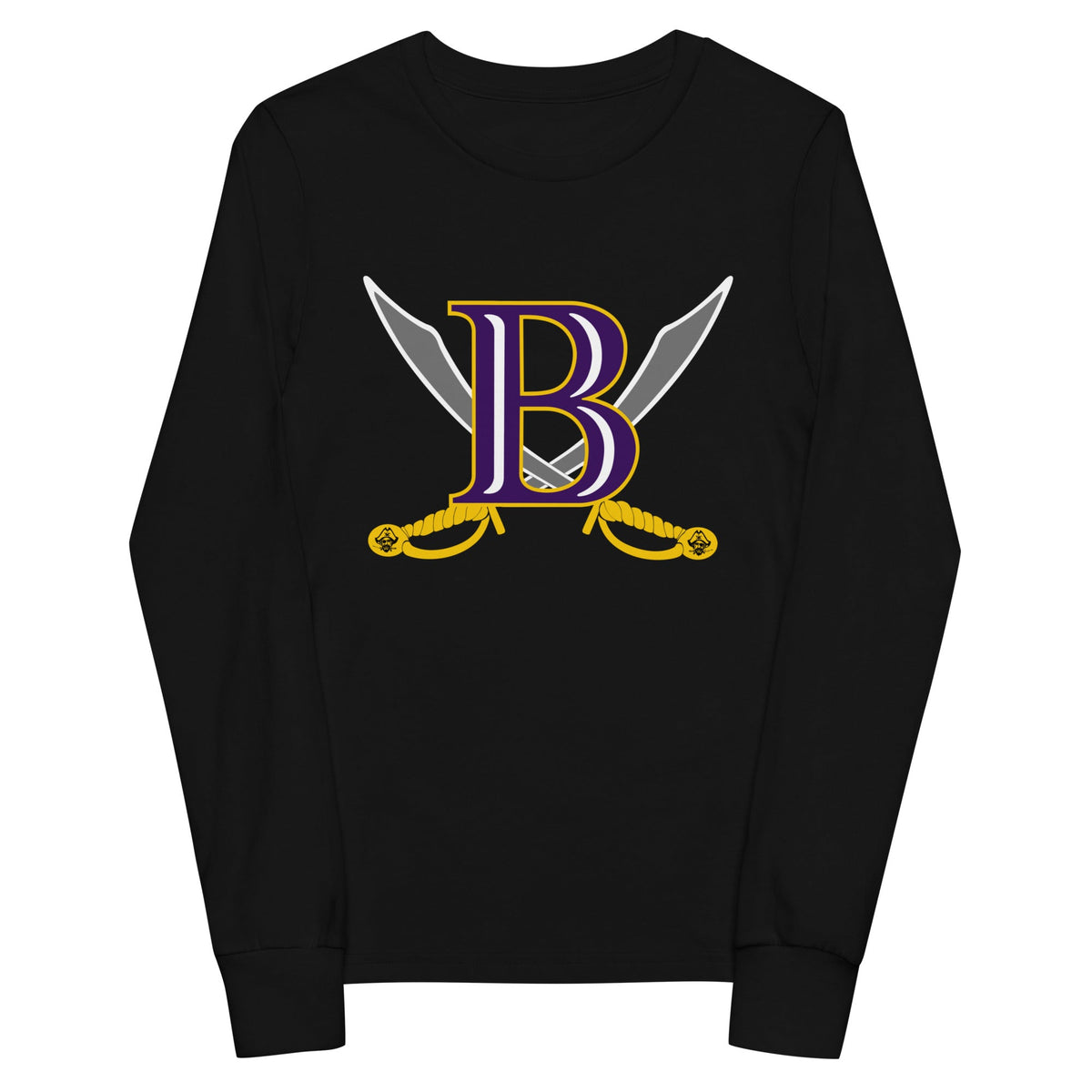 Performance | Youth Long Sleeve T-Shirt | Belton Youth Football Pirates | Vanguard Logo