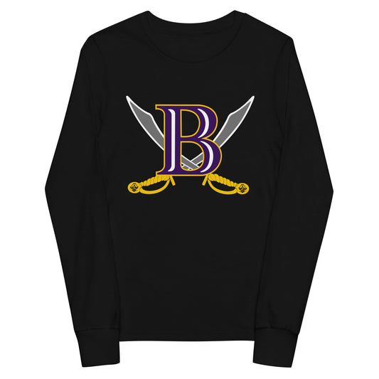 Performance | Youth Long Sleeve T-Shirt | Belton Youth Football Pirates | Vanguard Logo