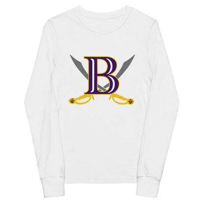 Performance | Youth Long Sleeve T-Shirt | Belton Youth Football Pirates | Vanguard Logo