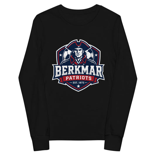 Performance | Youth Long Sleeve T-Shirt | Berkmar High School Soccer | Shield Logo
