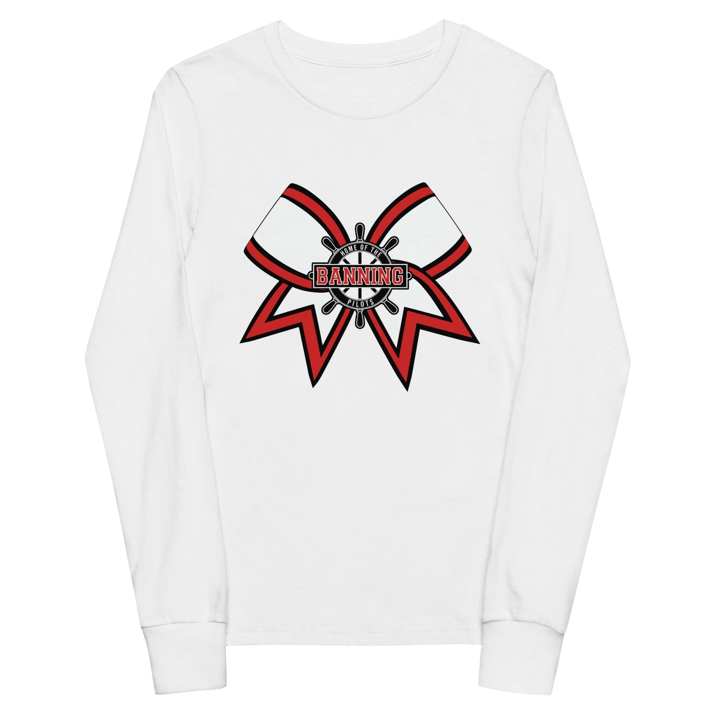 Performance | Youth Long Sleeve T-Shirt | BHS Coed Cheer | Bow Logo