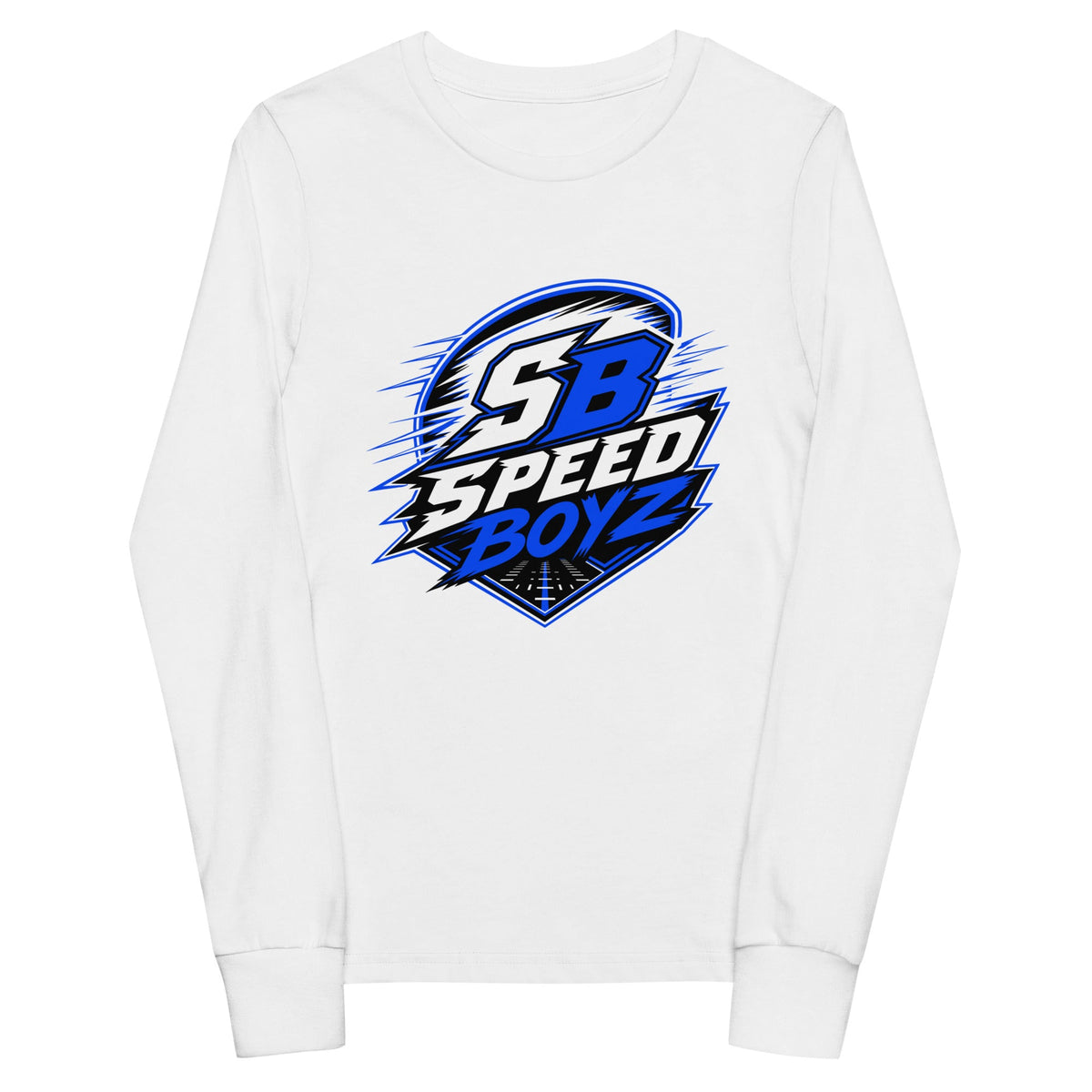 Performance | Youth Long Sleeve T-Shirt | Blackout Boyz | SB Speed Crest Logo