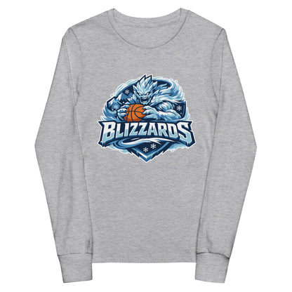 Performance | Youth Long Sleeve T-Shirt | Blizzards | Alt Logo