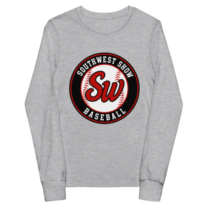 Performance | Youth Long Sleeve T-Shirt | Bloodline Customs | Badge Logo