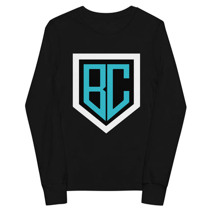 Performance | Youth Long Sleeve T-Shirt | Blue Collar Softball 2034 | Crest Logo