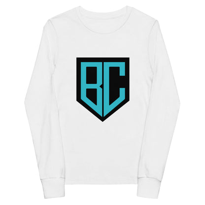 Performance | Youth Long Sleeve T-Shirt | Blue Collar Softball 2034 | Crest Logo
