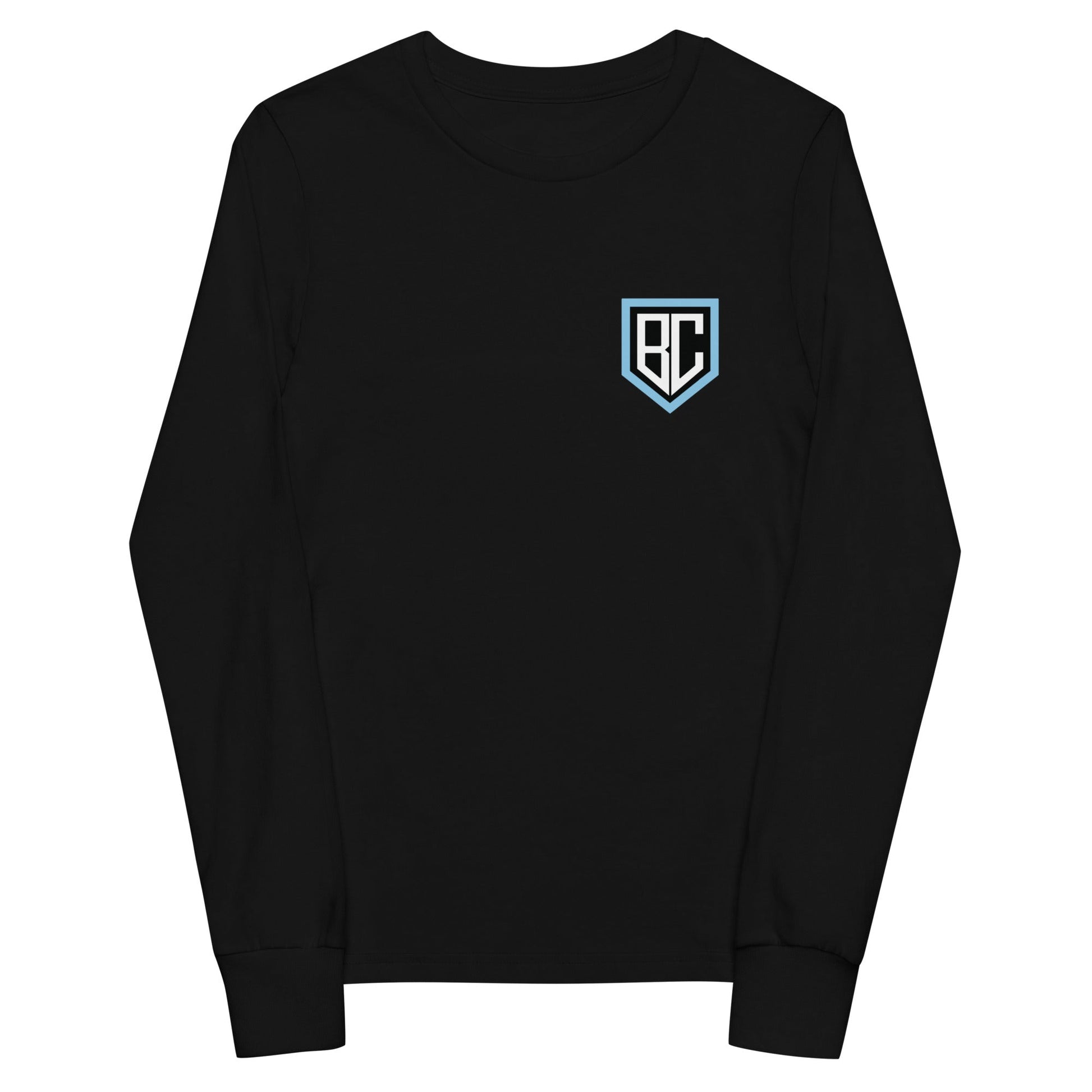 Performance | Youth Long Sleeve T-Shirt | Blue Collar Softball 2034 | Emblem Logo