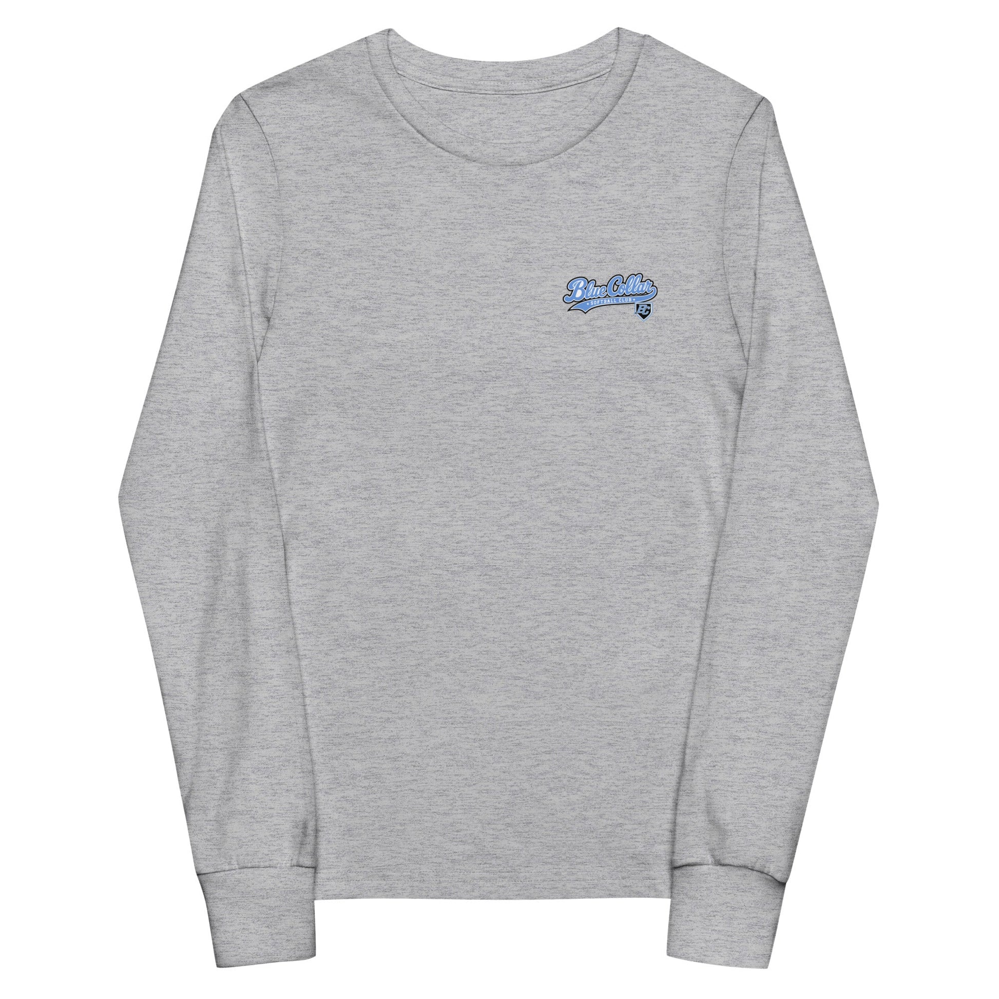 Performance | Youth Long Sleeve T-Shirt | Blue Collar Softball 2034 | Ironclad Logo
