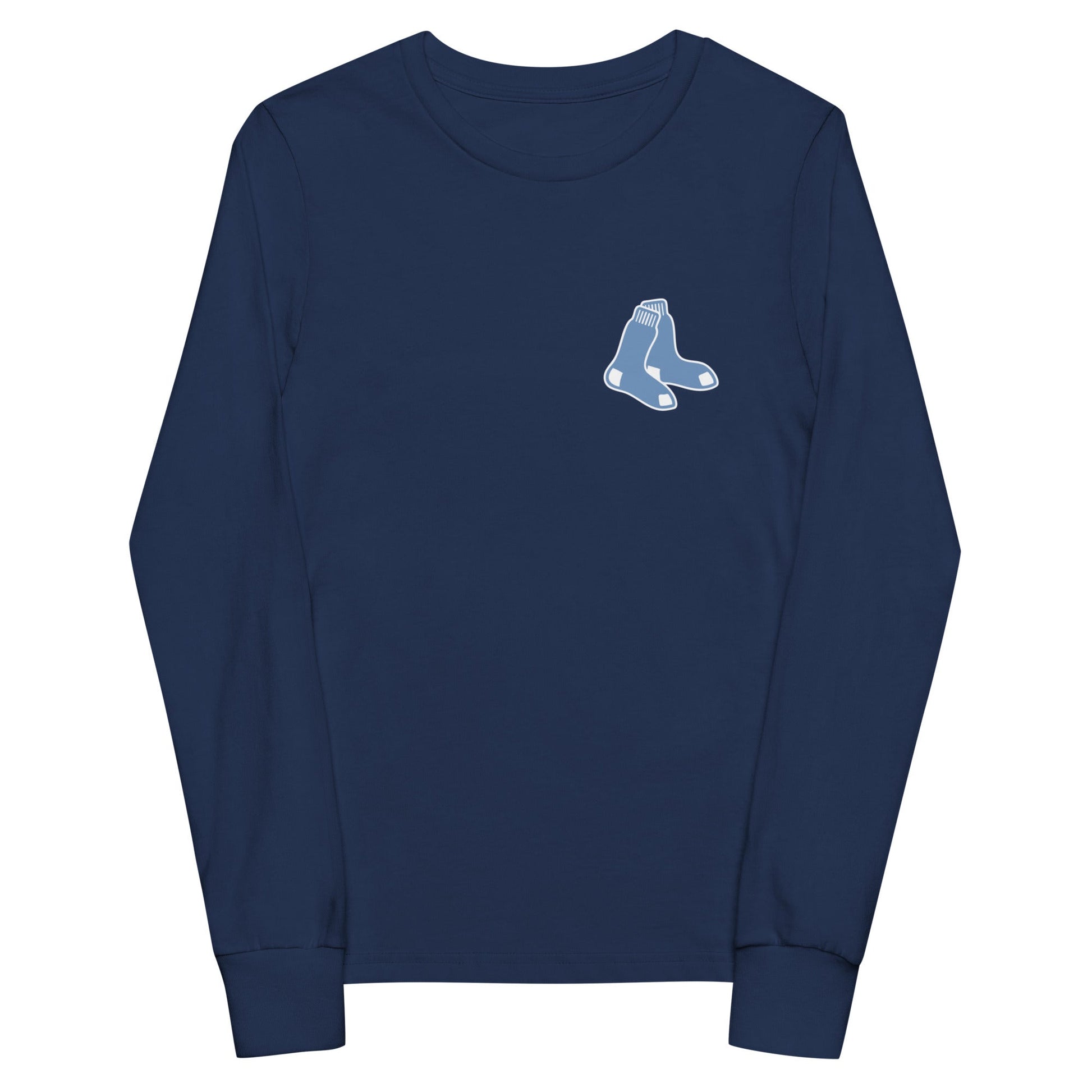 Performance | Youth Long Sleeve T-Shirt | Blue Sox | Icon Logo