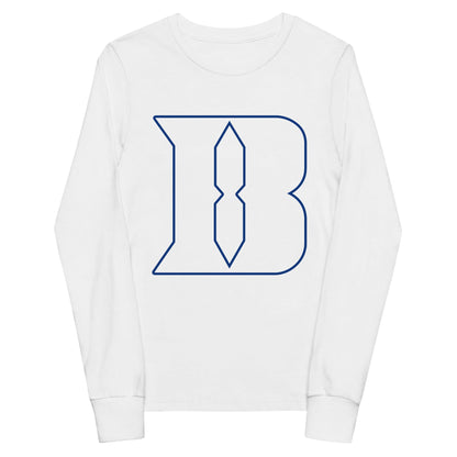 Performance | Youth Long Sleeve T-Shirt | Blueblacks Football Club | Crest Logo