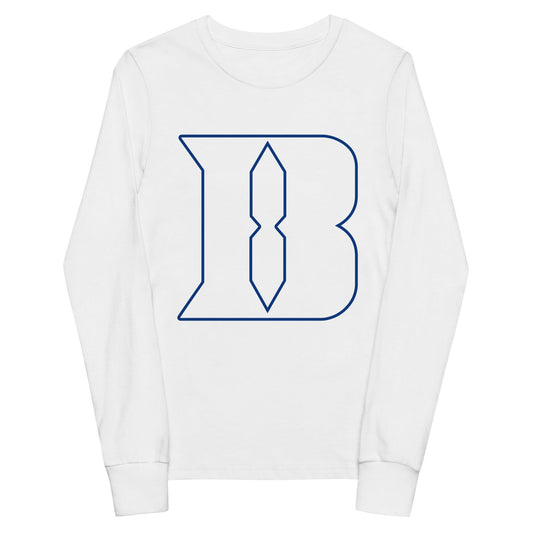 Performance | Youth Long Sleeve T-Shirt | Blueblacks Football Club | Crest Logo