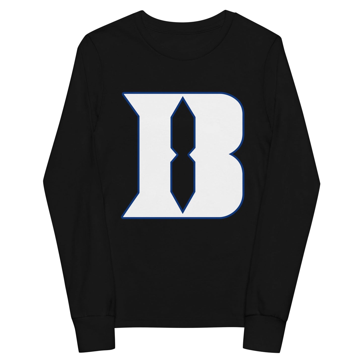 Performance | Youth Long Sleeve T-Shirt | Blueblacks Football Club | Crest Logo