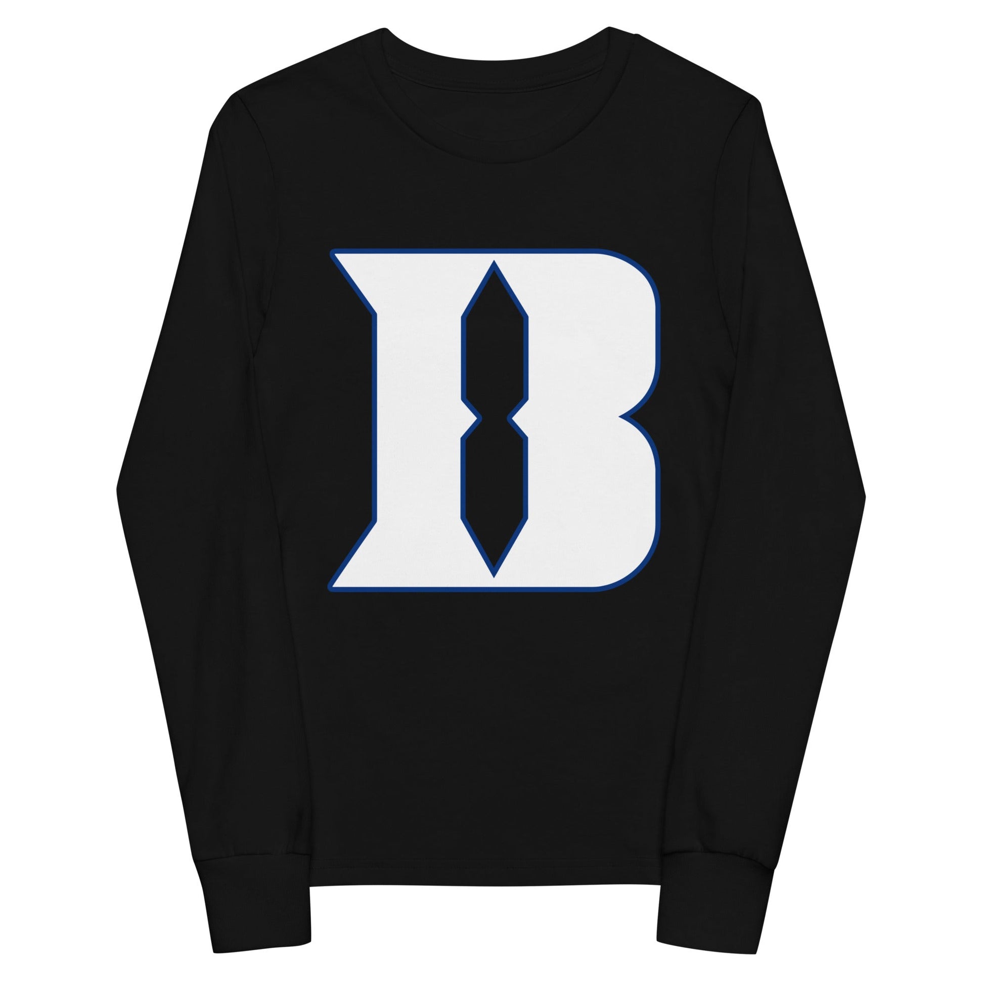 Performance | Youth Long Sleeve T-Shirt | Blueblacks Football Club | Crest Logo