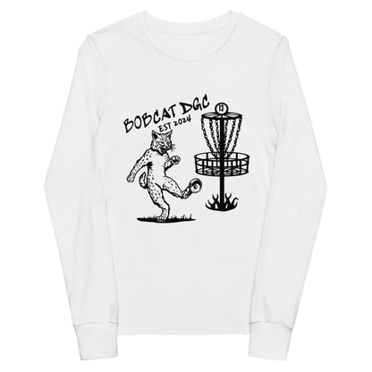 Performance | Youth Long Sleeve T-Shirt | Bobcat DGC | Predator Disc Golf Logo