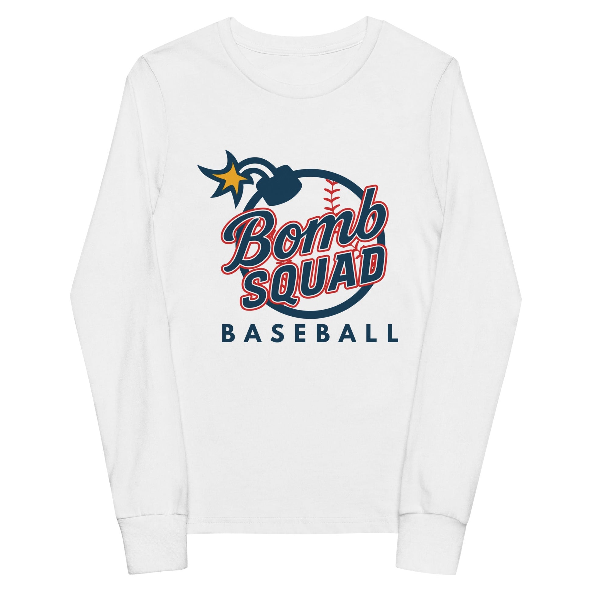 Performance | Youth Long Sleeve T-Shirt | Bomb Squad Baseball | Alt Logo