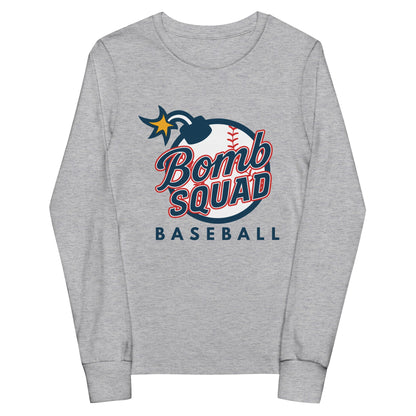 Performance | Youth Long Sleeve T-Shirt | Bomb Squad Baseball | Alt Logo