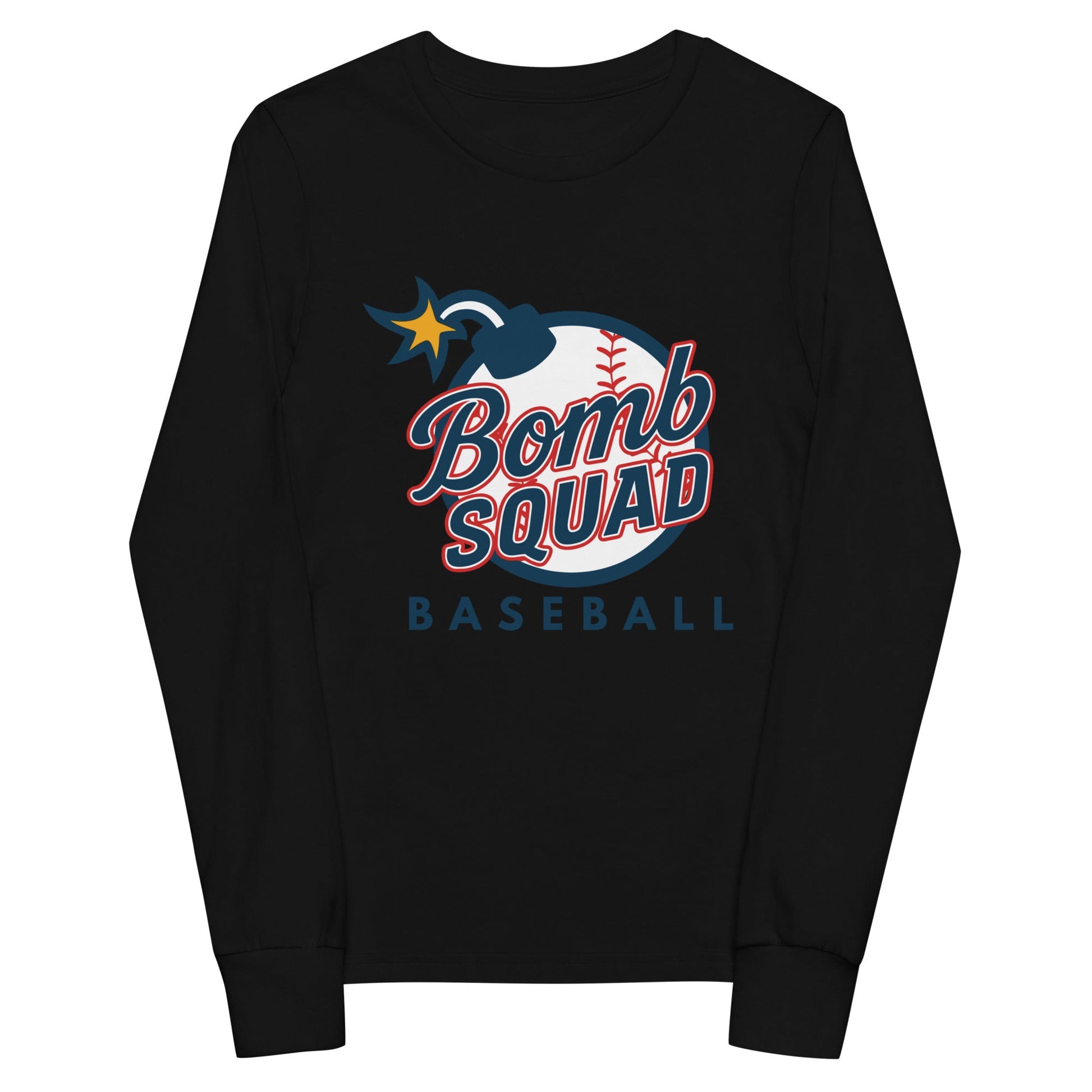Performance | Youth Long Sleeve T-Shirt | Bomb Squad Baseball | Alt Logo