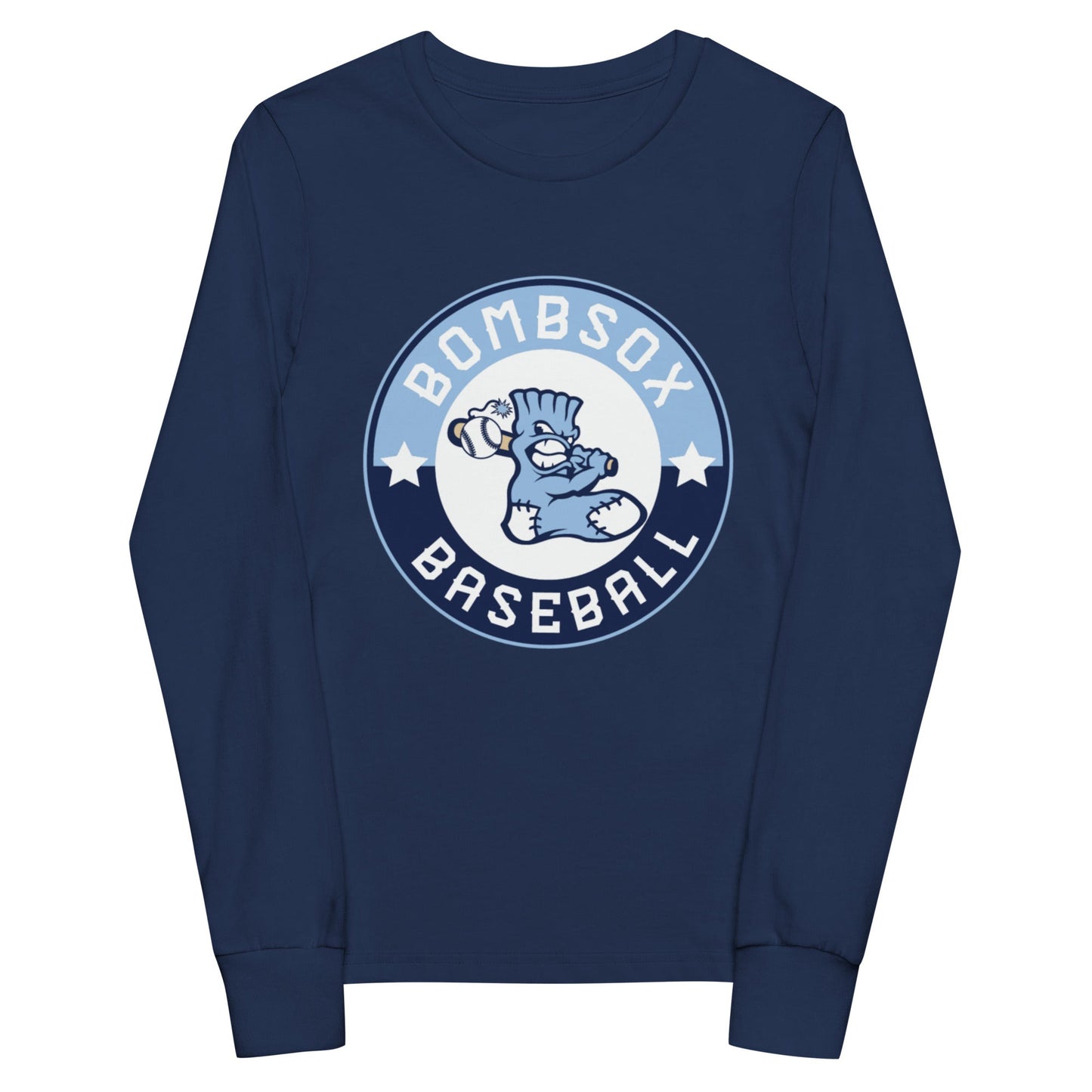Performance | Youth Long Sleeve T-Shirt | BombSox Baseball | Badge Logo