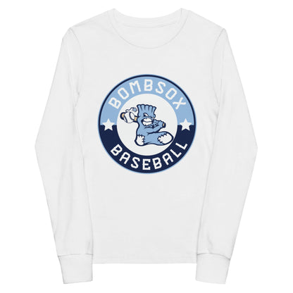 Performance | Youth Long Sleeve T-Shirt | BombSox Baseball | Badge Logo