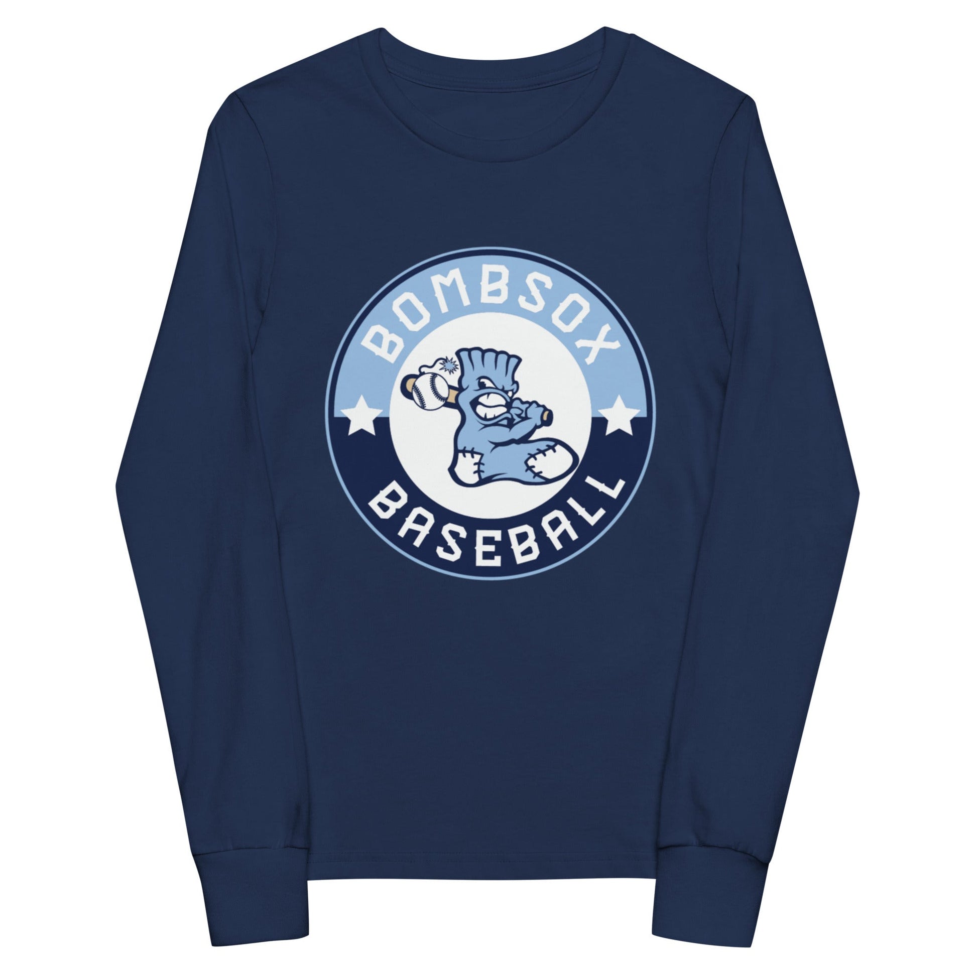 Performance | Youth Long Sleeve T-Shirt | BombSox Baseball | Badge Logo