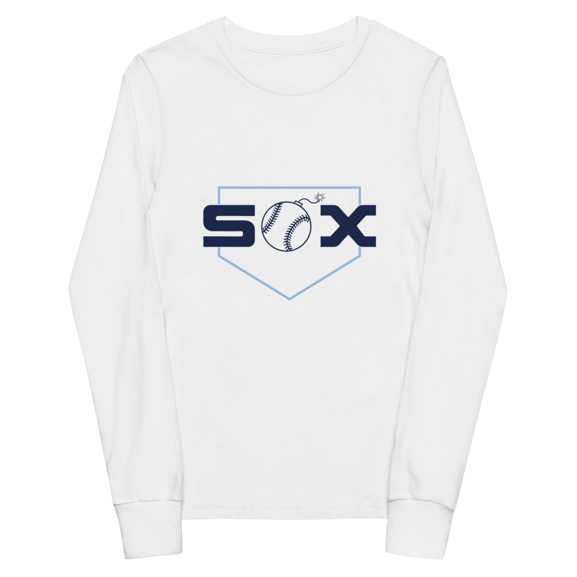 Performance | Youth Long Sleeve T-Shirt | BombSox Baseball | Crest Logo