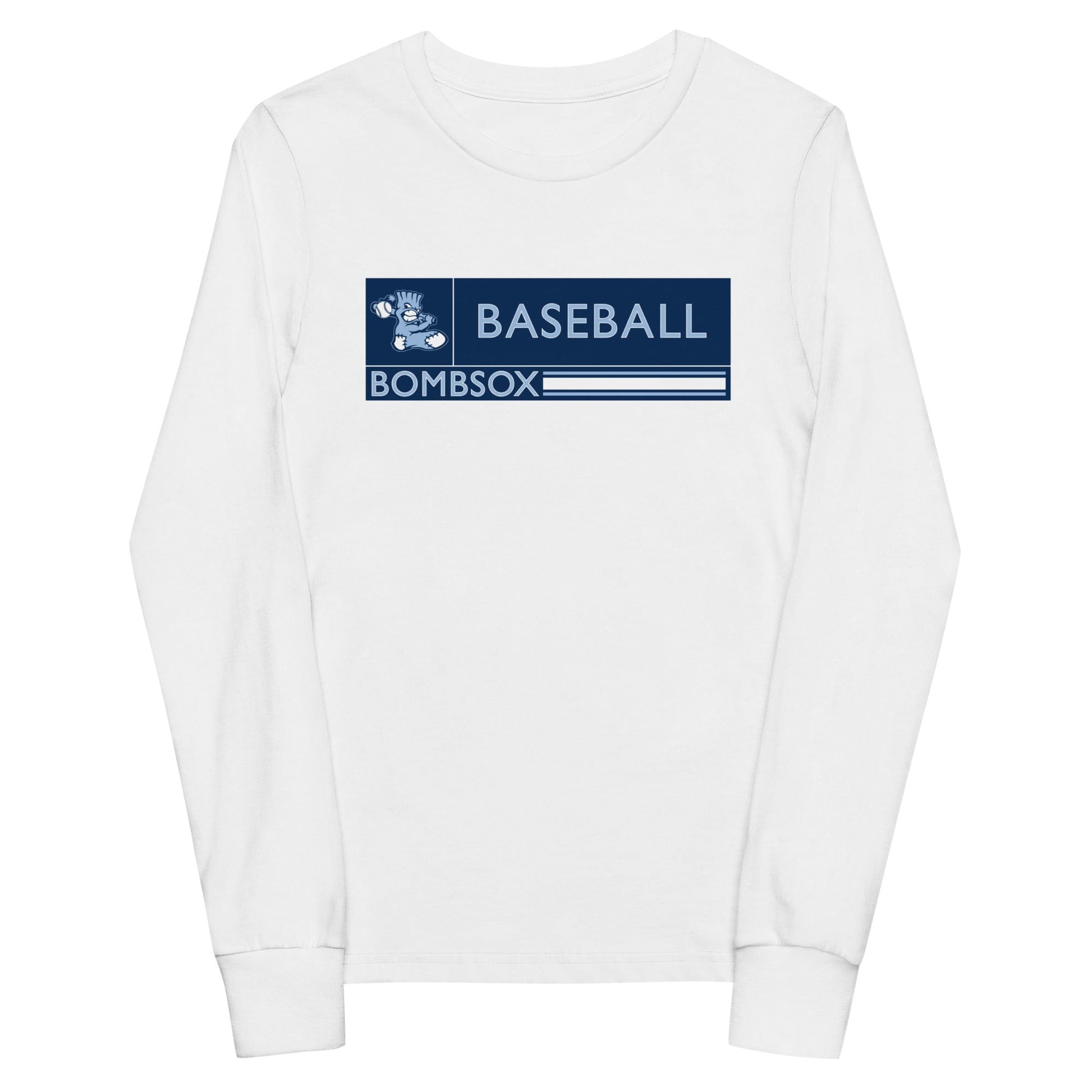 Performance | Youth Long Sleeve T-Shirt | BombSox Baseball | Mark Logo