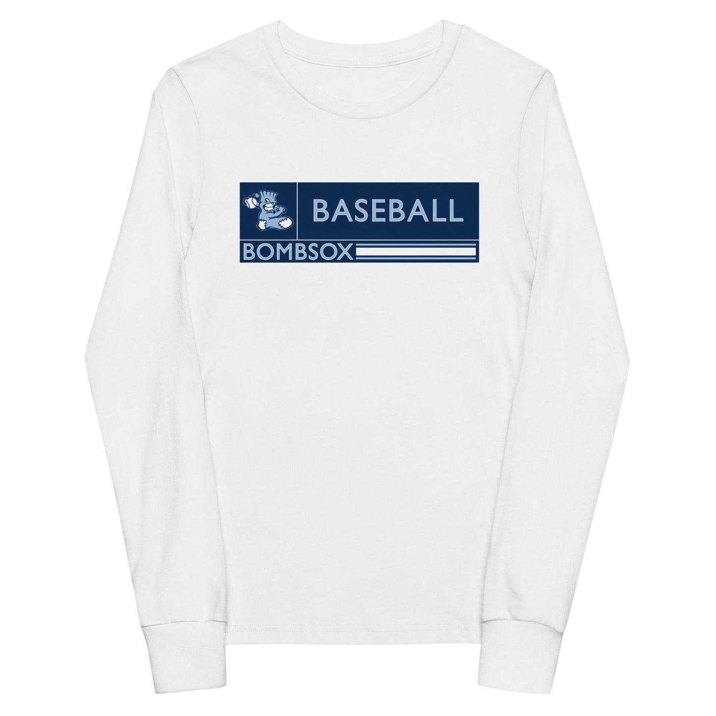 Performance | Youth Long Sleeve T-Shirt | BombSox Baseball | Mark Logo